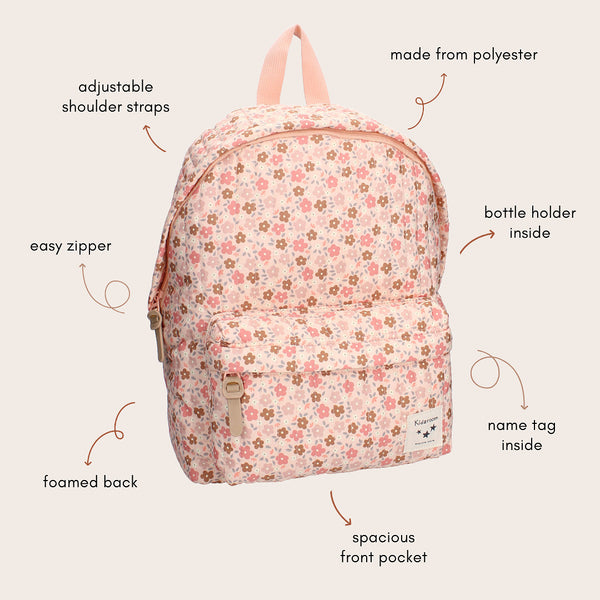 Backpack Magical Meadows - Pink Flowers