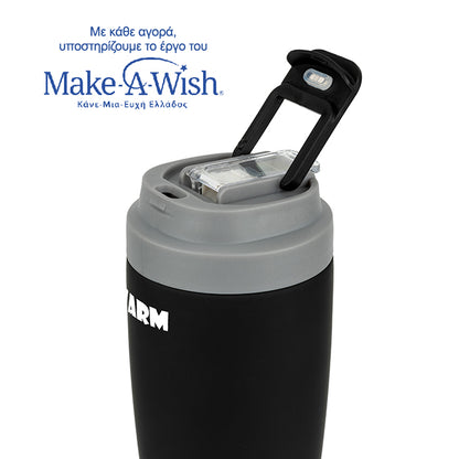 Stainless steel insulated travel mug hot and cold - Black 500ml