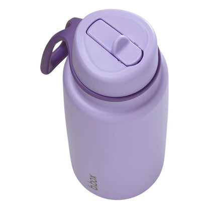 b.box Insulated Flip Top 1 Litre Bottle - lilac love