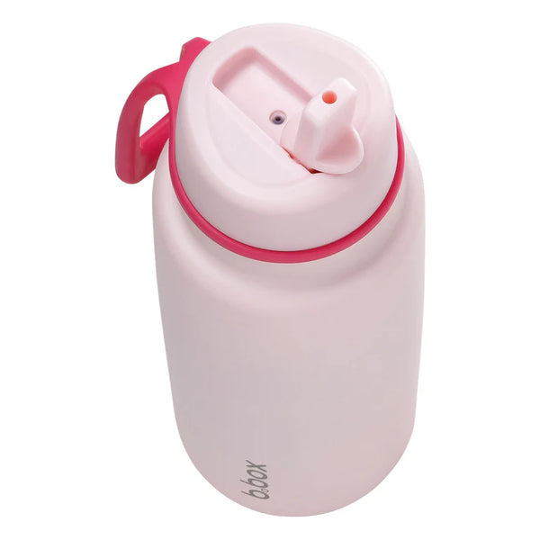 b.box Insulated Flip Top 1 Litre Bottle - pink paradise