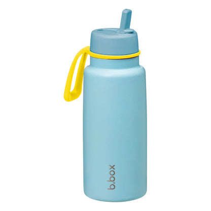 b.box Insulated Flip Top 1 Litre Bottle - pool side