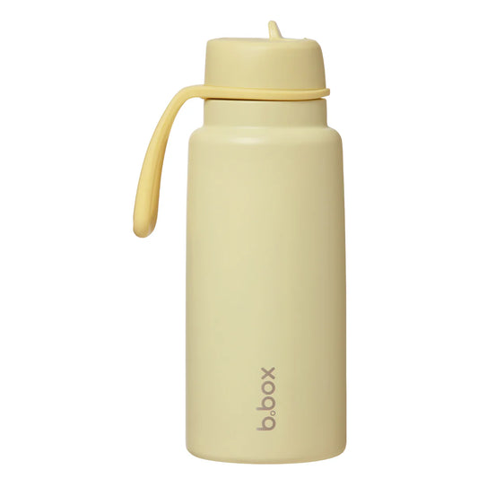 b.box Insulated Flip Top 1 Litre Bottle - Lemon Twist