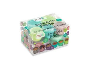 Melii Snap & Go Pods 10 Pack (4oz+2oz)