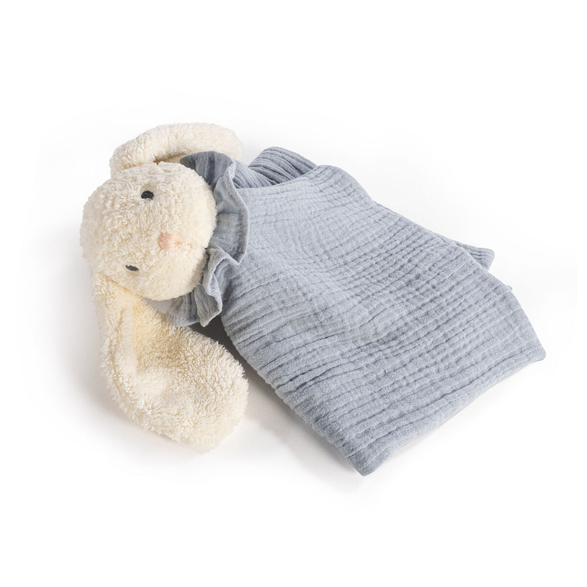 Walking Mum Rabbit Muslin - Cloud