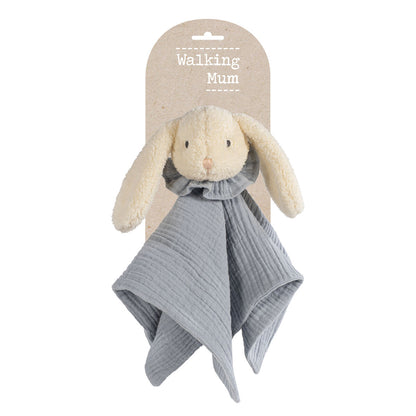 Walking Mum Rabbit Muslin - Cloud