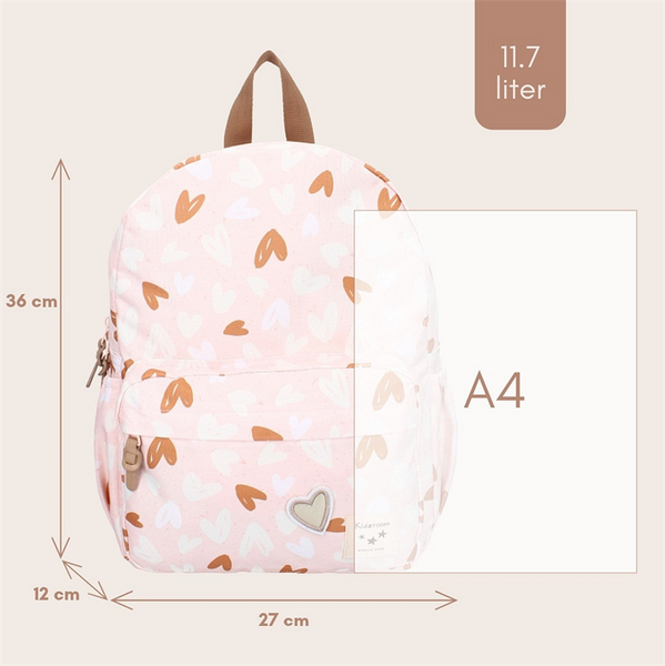Backpack Loving Days - Pink Hearts