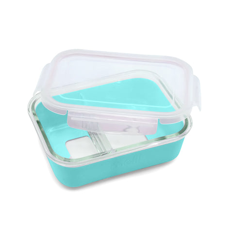 Melii Glass Meal Prep bento box - Blue