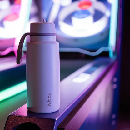 b.box Insulated Flip Top 1 Litre Bottle - lilac love