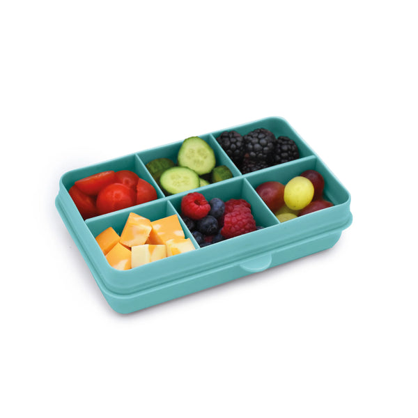 Melii Snackle Box Mini 6 Compartment - Blue