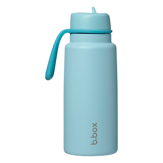 b.box Insulated Flip Top 1 Litre Bottle - Lagoon