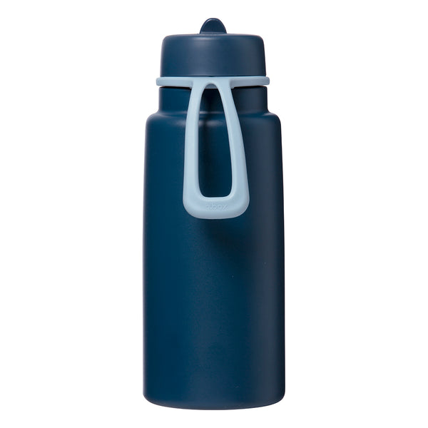 b.box Insulated Flip Top 1 Litre Bottle - Midnight