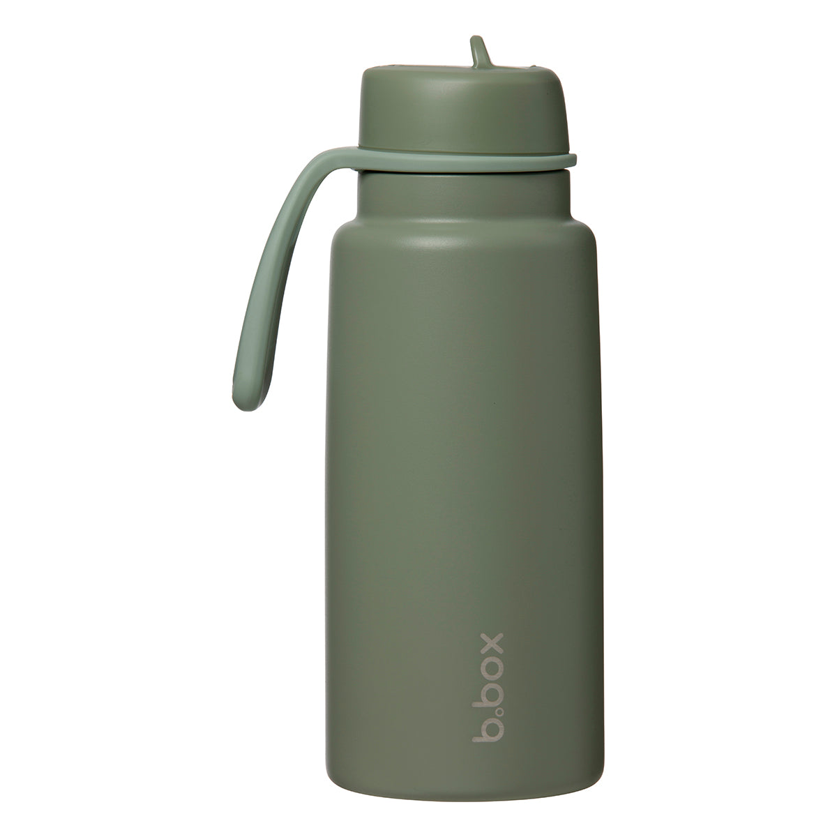 b.box Insulated Flip Top 1 Litre Bottle - Olive