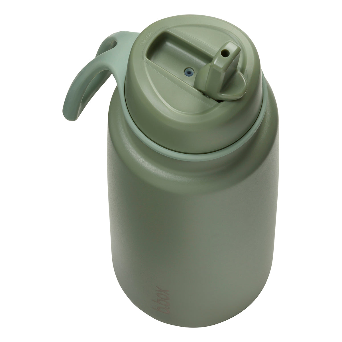 b.box Insulated Flip Top 1 Litre Bottle - Olive
