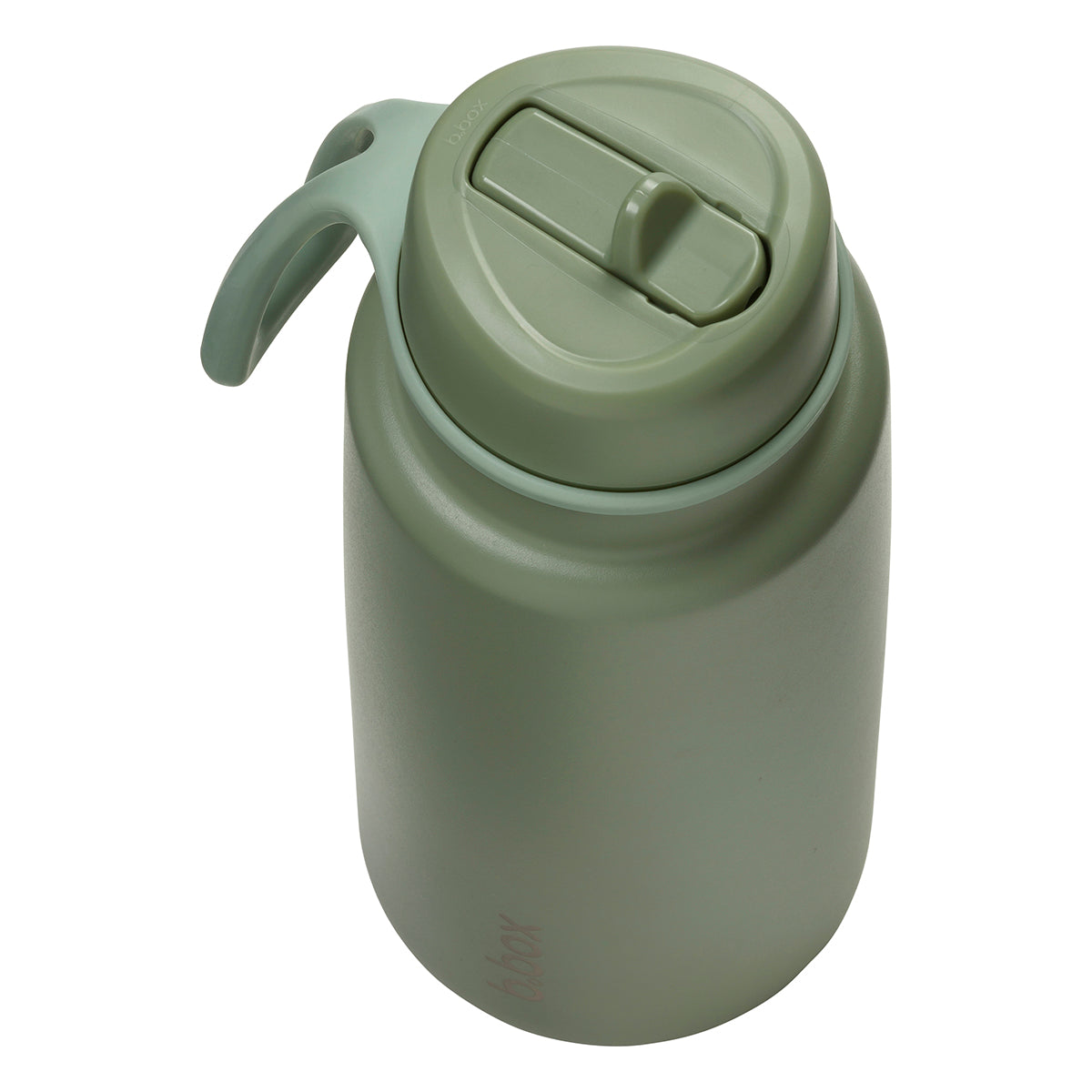 b.box Insulated Flip Top 1 Litre Bottle - Olive