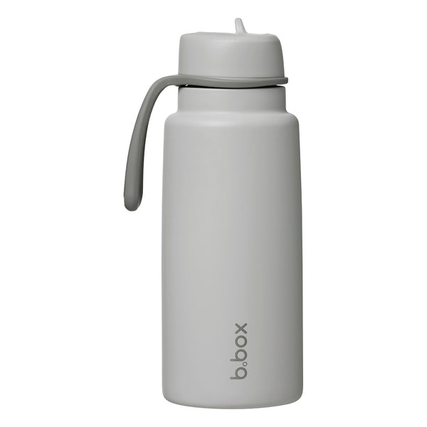 b.box Insulated Flip Top 1 Litre Bottle - Shadow