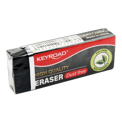 Keyroad Eraser Black