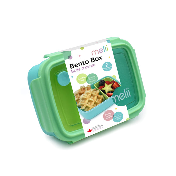 Melii Bento Snack box 880ml - Blue Mint Lime