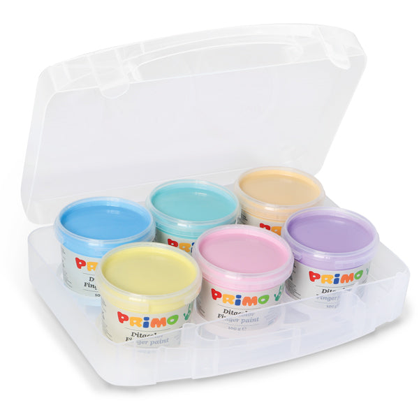 Primo Finger Paint in Carry Case - Pastel