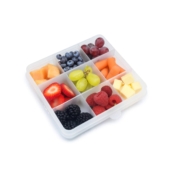 Melii Snackle Box 9 Compartment - Oatmilk beige