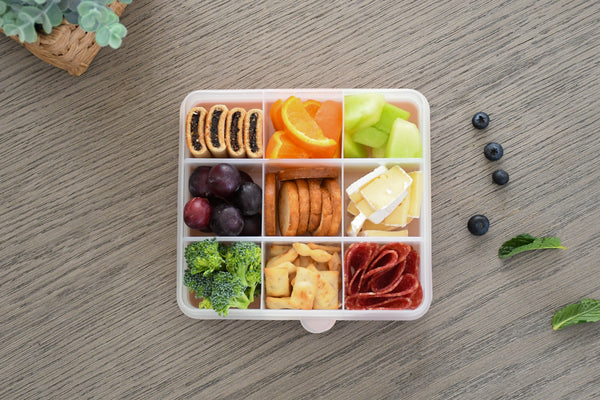 Melii Snackle Box 9 Compartment - Oatmilk beige