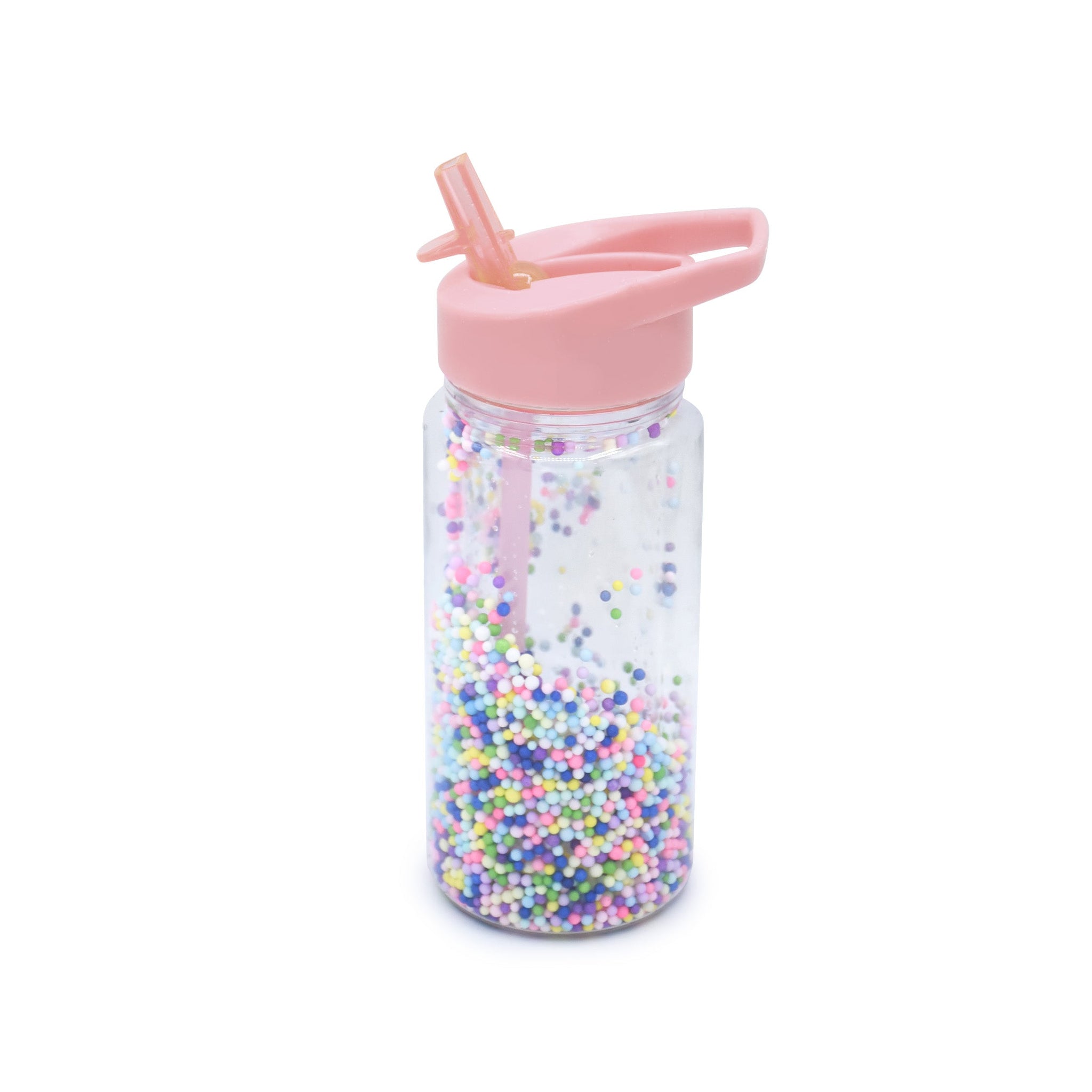 Melii Water Bottle with Straw 300ml - Foam Balls Girl