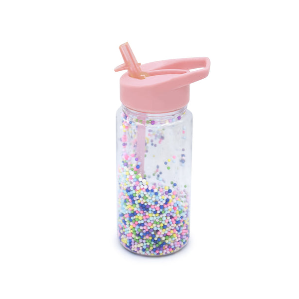 Melii Water Bottle with Straw 300ml - Foam Balls Girl