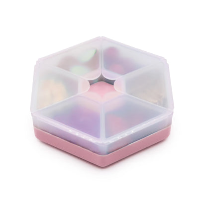 Melii Hexagonal Snackle Box - Pink