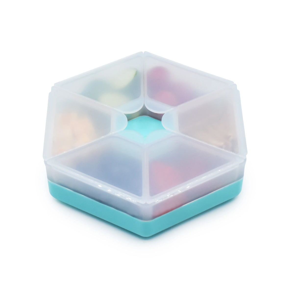 Melii Hexagonal Snackle Box - Blue