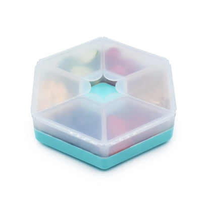 Melii Hexagonal Snackle Box - Blue
