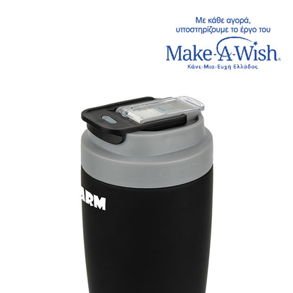 Stainless steel insulated travel mug hot and cold - Black 500ml