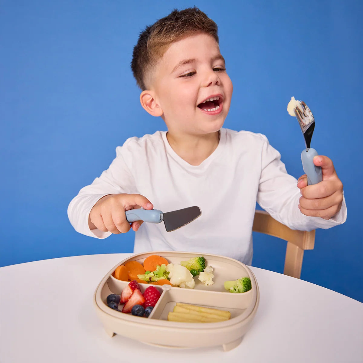 b.box jnr cutlery trio - ocean