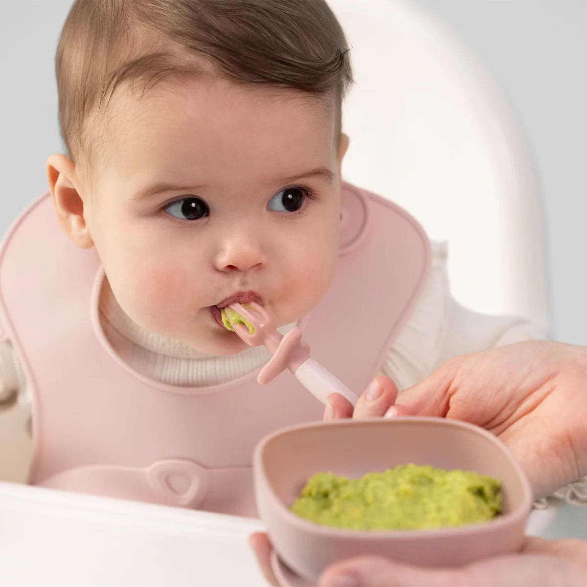 b.box weaning cutlery trio - blush