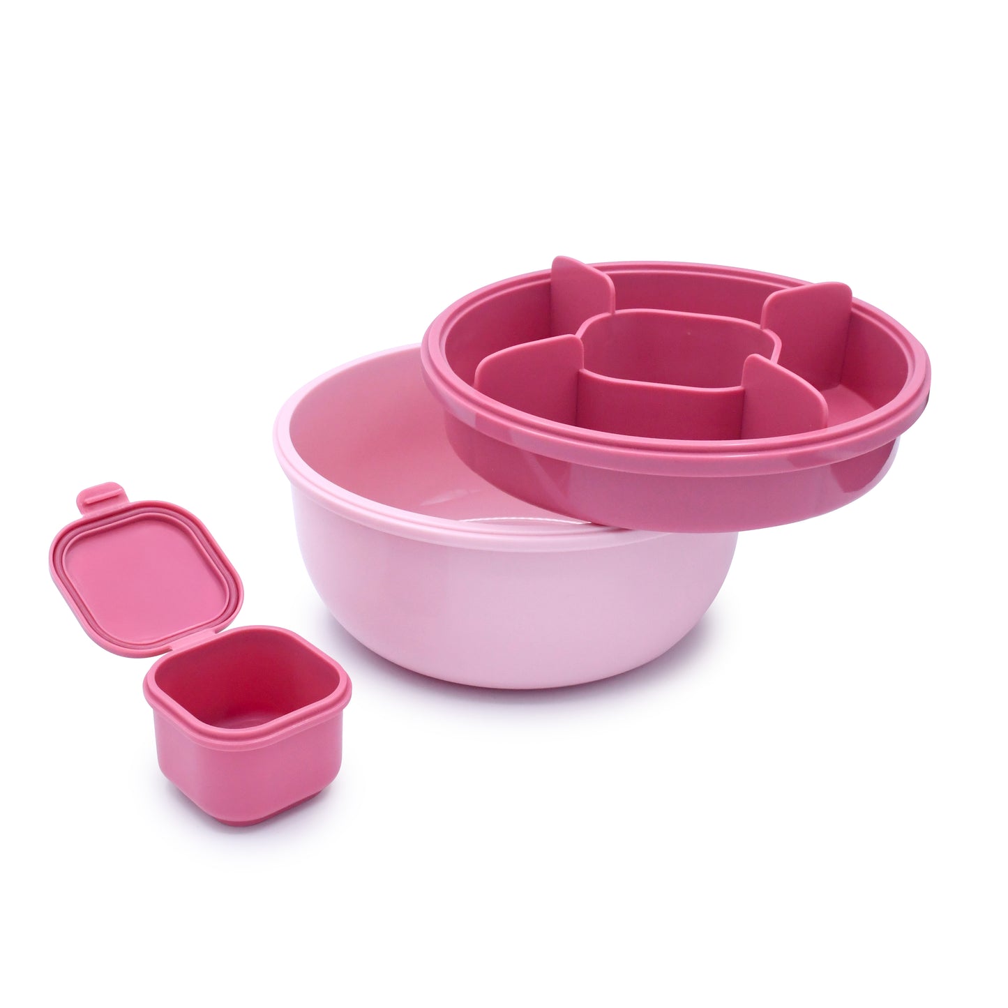 Melii Salad Bento Container - Berry/Blush