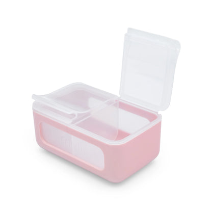 Melii Nano - 2 Compartment Snack Box 2 Pack - Blush/Berry