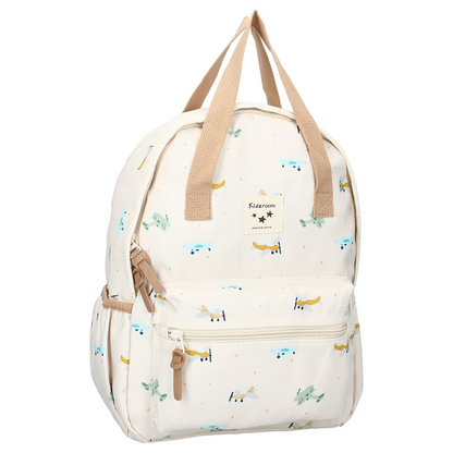 Backpack Small Talk - Beige Planes