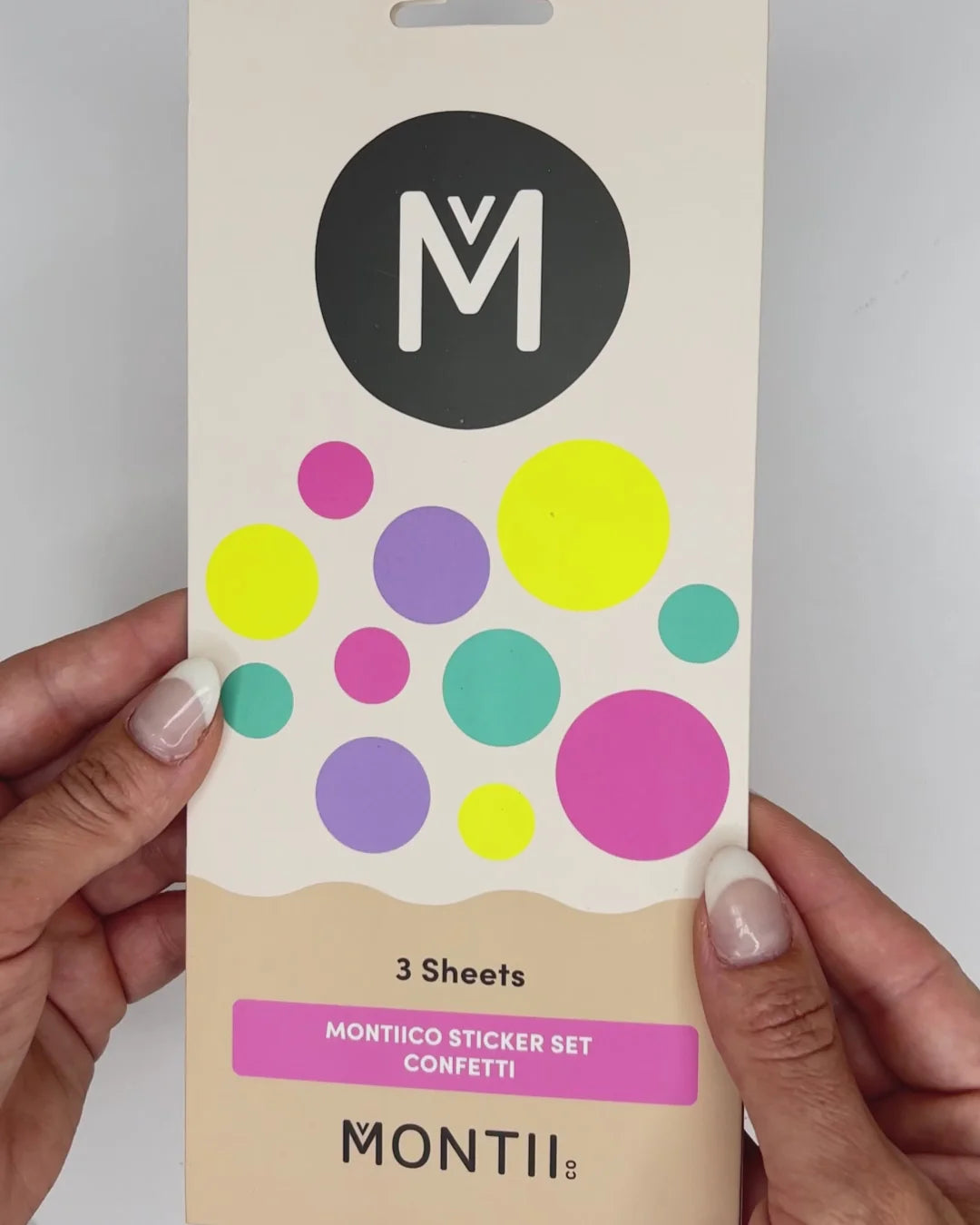 MontiiCo Waterproof Sticker Set - Confetti