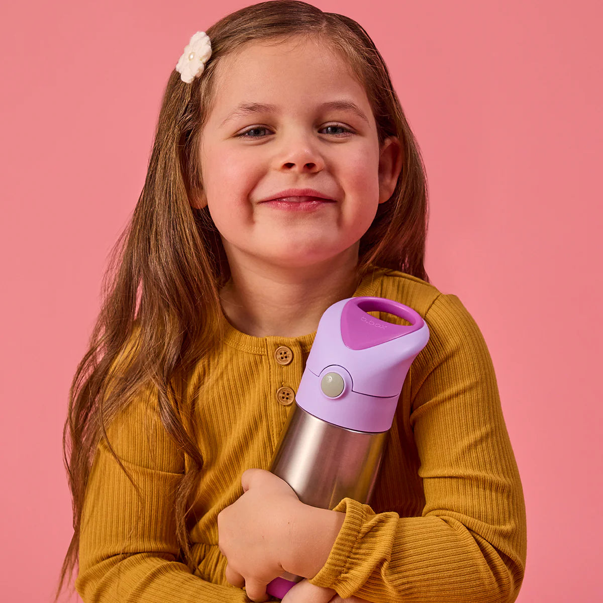 b.box Insulated Straw Bottle 350ml – Sugar Plum