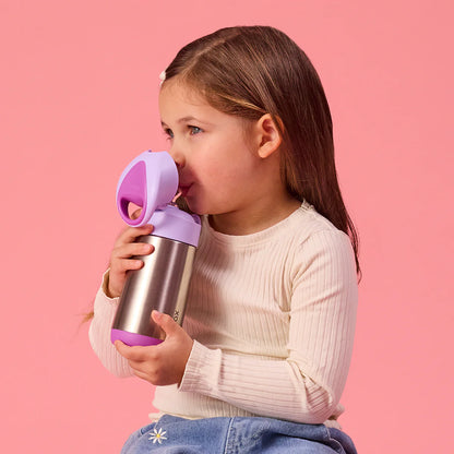 b.box Insulated Straw Bottle 350ml – Sugar Plum