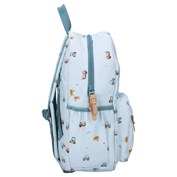 Backpack Little Story - Blue Trucks
