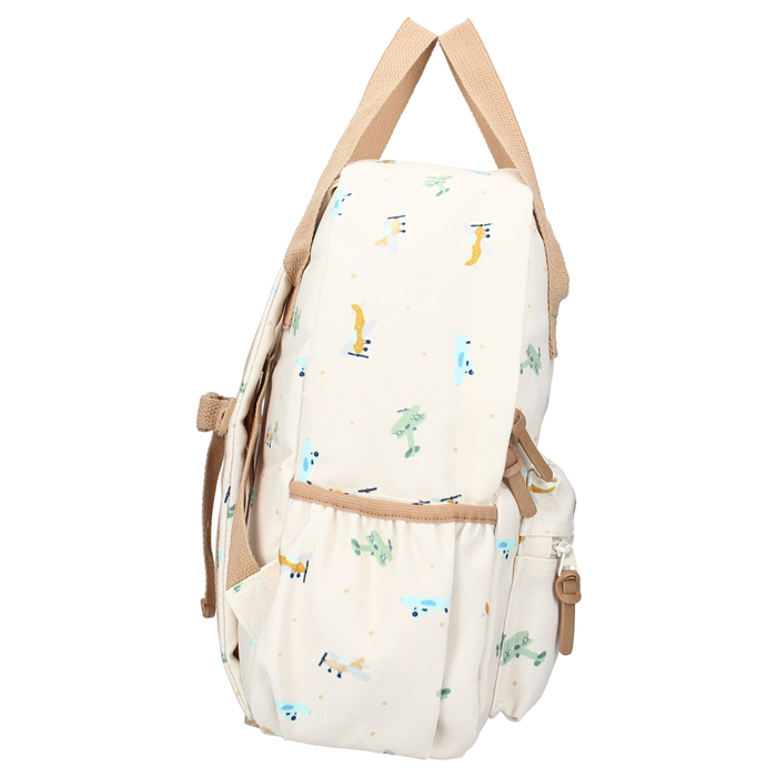 Backpack Small Talk - Beige Planes