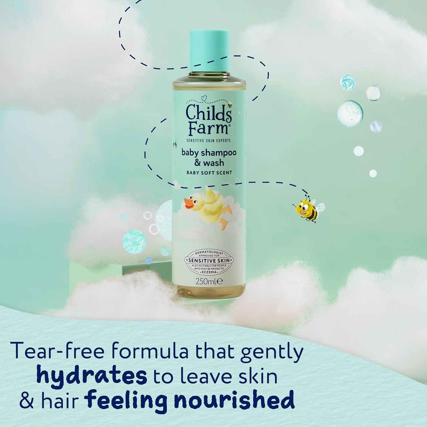 Childs Farm Baby Shampoo & Wash Baby Soft Scent 250ml