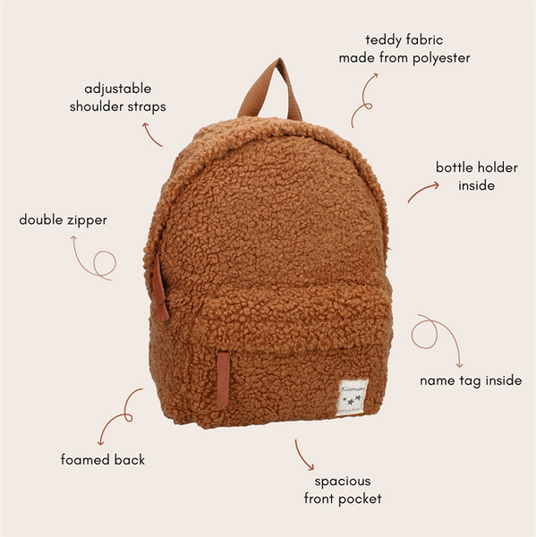 Backpack Huggie buddies - brown