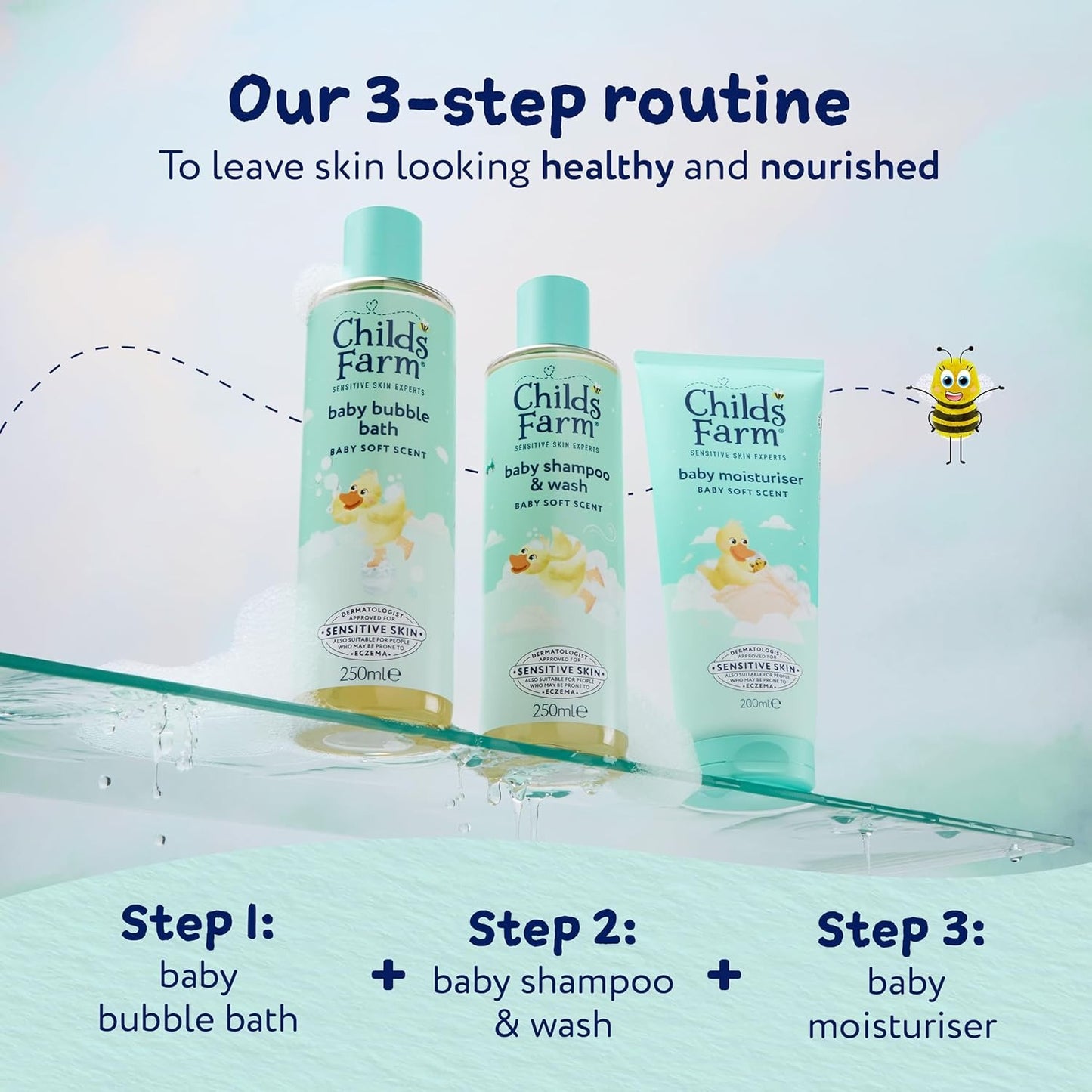 Childs Farm Baby Shampoo & Wash Baby Soft Scent 250ml