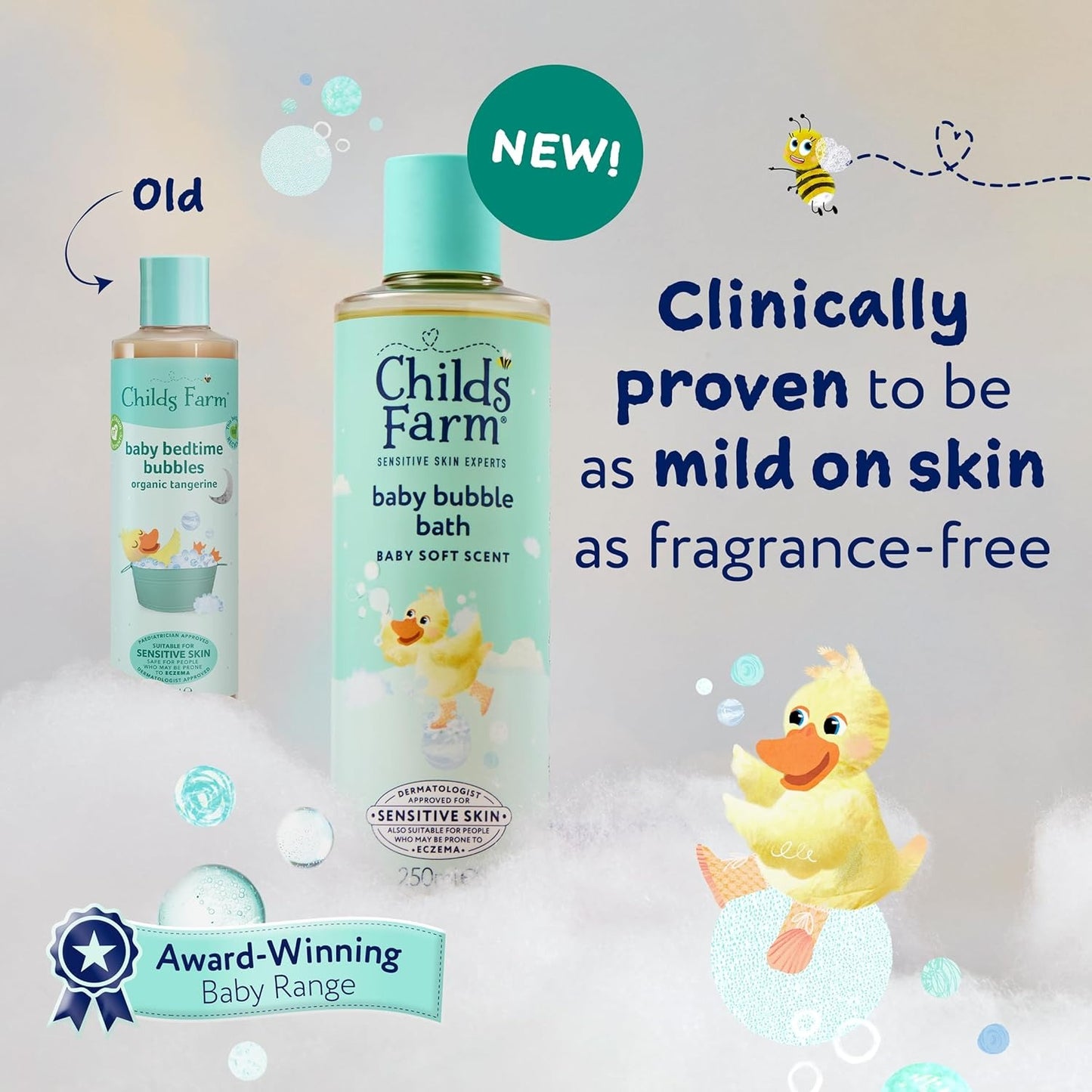 Childs Farm Baby Bubble Bath Baby Soft Scent 250ml