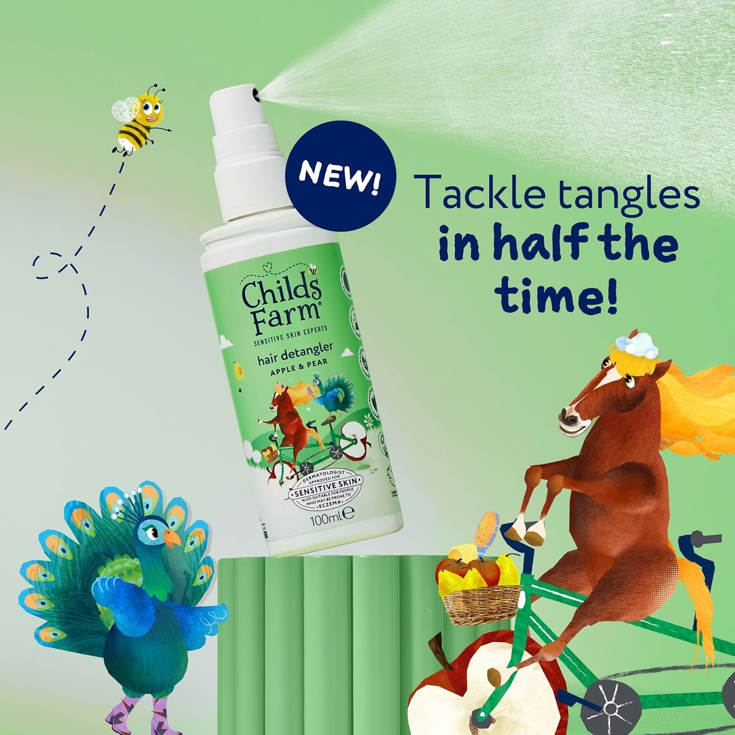 Childs Farm Hair Detangler Apple & Pear 100ml