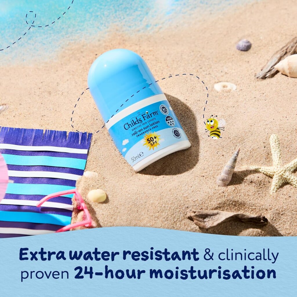 Childs Farm Roll-On Sun Lotion 50+ SPF Fragrance-Free 50ml