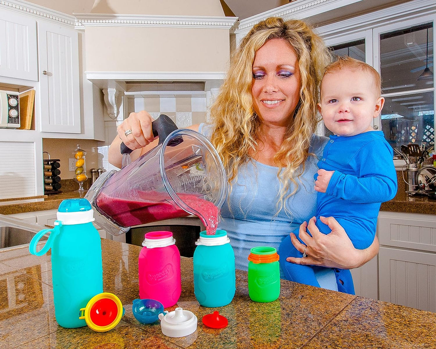 Squeasy Gear Sport, 480ml - Foldable drinking bottle