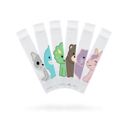 Reusable Ice Pop Freezie & Yogurt Tubes - 12 Pack Animal