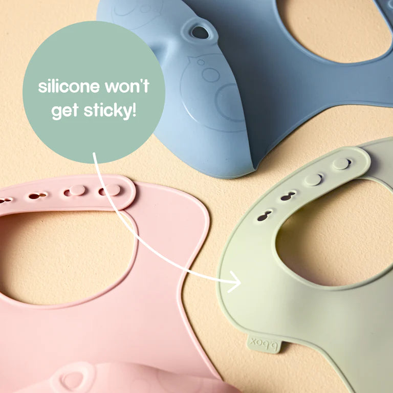 b.box Silicone Bib - Blush