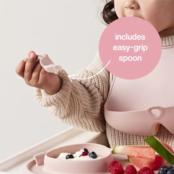 b.box Roll + Go Mealtime Mat - Blush
